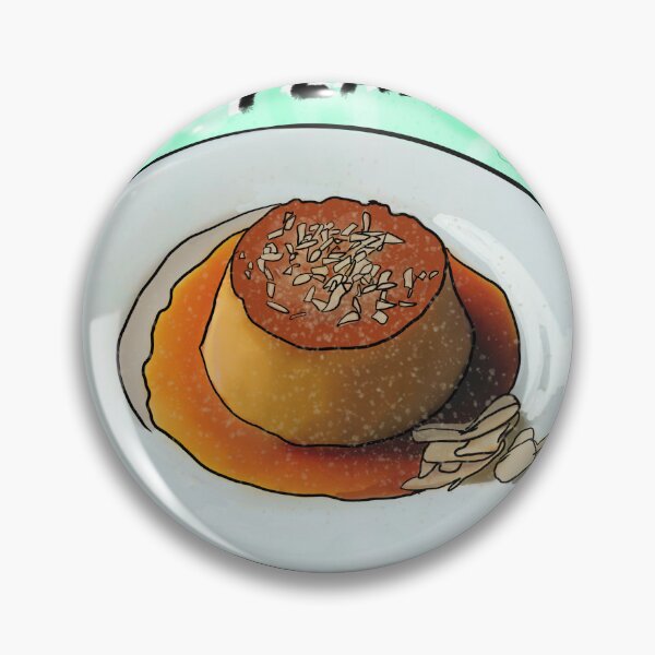 Item preview, Coconut flan designed and sold by Pretty Postcards.