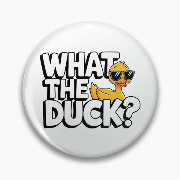 Item preview, What The Duck! Cute Duck Joke designed and sold by PMCreative.