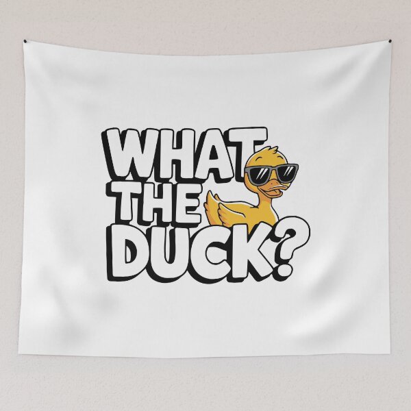 Item preview, What The Duck! Cute Duck Joke designed and sold by PMCreative.