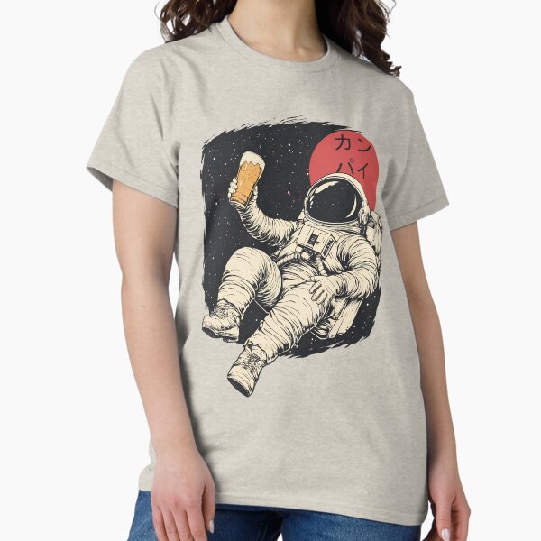 Item preview, Astronaut with a full mug of beer designed and sold by GGZebra.