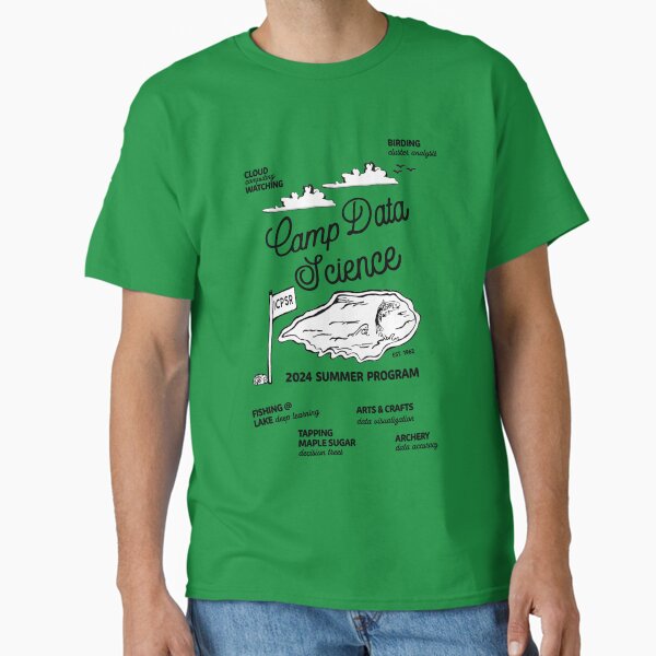 Camp Data Science 2024: ICPSR Summer Program (dark font for light background) Classic T-Shirt