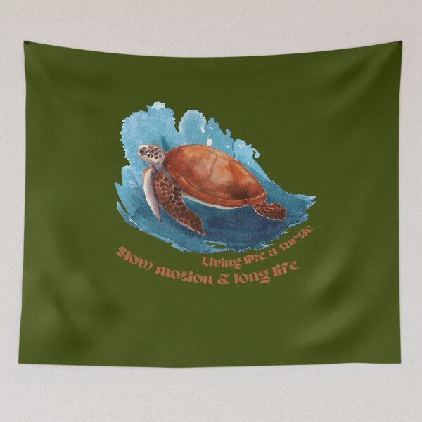 Item preview, LIVE like a turtle slow motion & long life designed and sold by casual-corner.