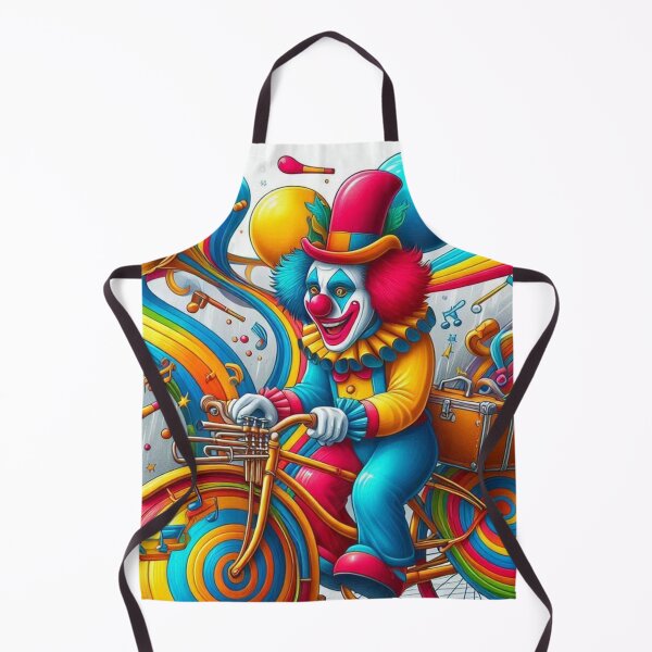 Item preview, Whimsical Clown on a Musical Bicycle designed and sold by Peter-Pan-S.