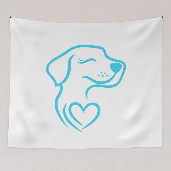 Item preview, Dog love teal designed and sold by Zen Lael.