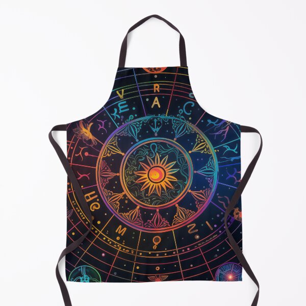 Item preview, Vibrant Zodiac Constellation Wheel designed and sold by GreenInkXpress.