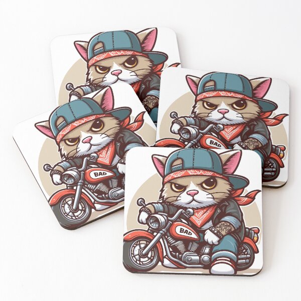 Item preview, Cat Brat: biker designed and sold by ArtEmotionsImages.