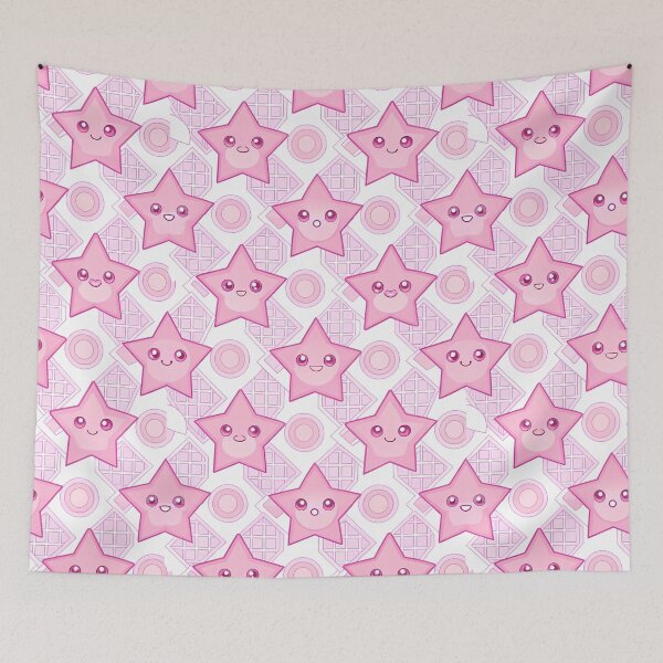 Item preview, Pattern of Fun Pink Stars - Seamless Pattern #2 designed and sold by Second Draft Visuals.