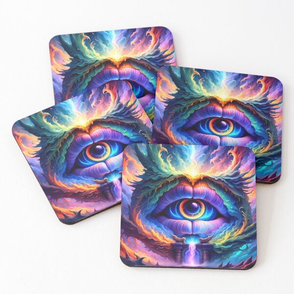 Item preview, Cosmic Portal – Swirling Colors and Ethereal Smoke designed and sold by koreatvtea.