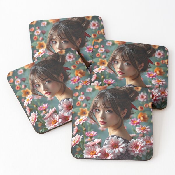 Item preview, Beautyful Girl Surounded by Flowers designed and sold by RSRed.