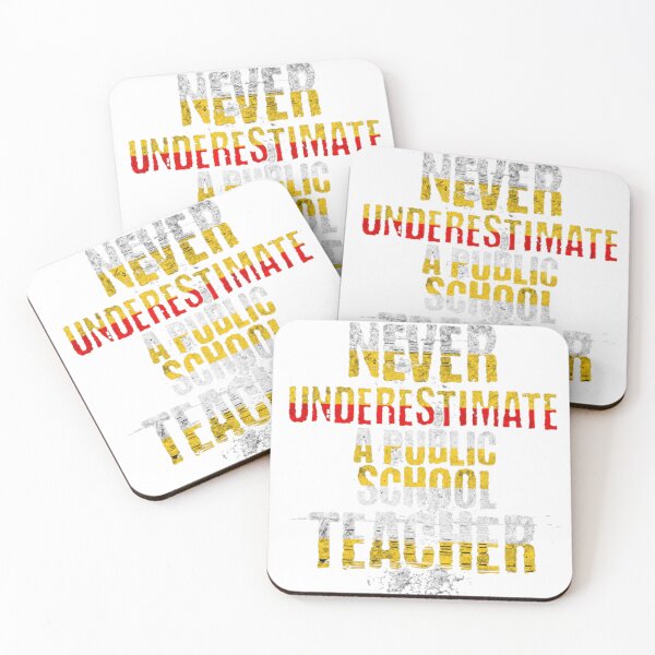 Item preview, Never Underestimate a Public School Teacher designed and sold by fulldreamer2021.