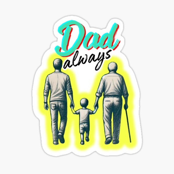 Item preview, Dad son dad-grandfather designed and sold by DotLineColor.