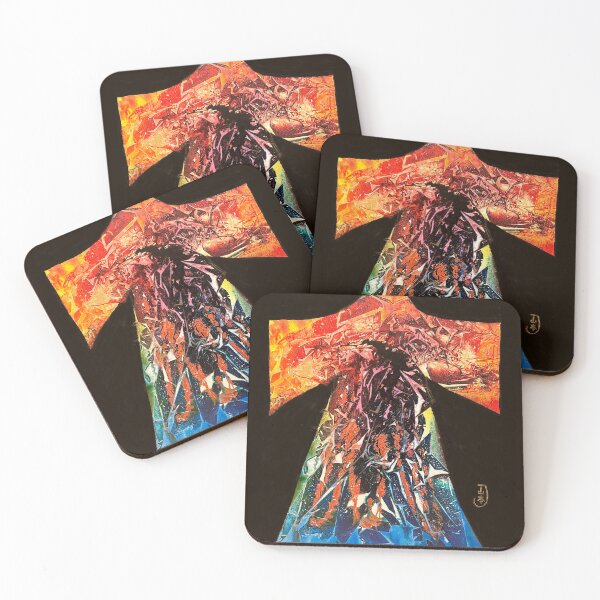 Item preview, Rainbow Kimono Art, Abstract Japanese Art, Colorful Experimental Asian Artwork, Unique Japanese Gifts, Creative Painting designed and sold by Windwalker Dreams Art.