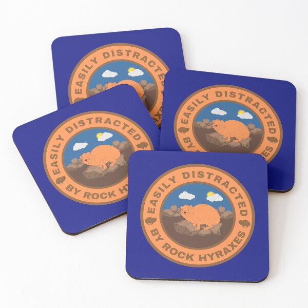 Item preview, Easily distracted by Rock Hyraxes designed and sold by fev-rocks.