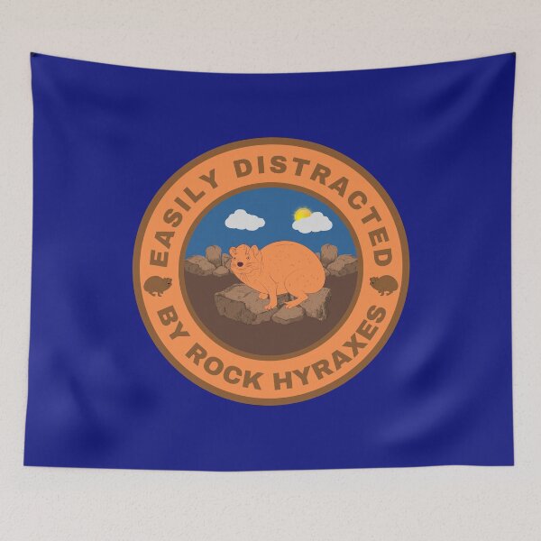 Item preview, Easily distracted by Rock Hyraxes designed and sold by fev-rocks.