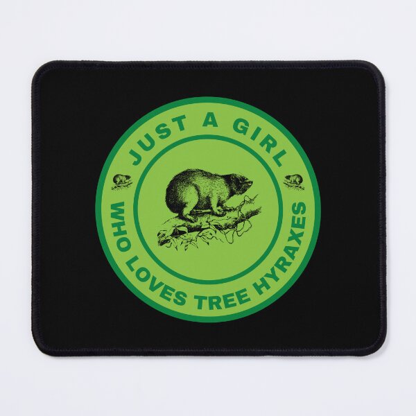 Item preview, Just a girl who loves Tree Hyraxes designed and sold by fev-rocks.