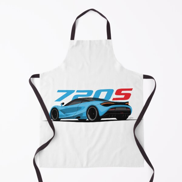 Item preview, McLaren 720S Blue Illustration designed and sold by blackdogshop.