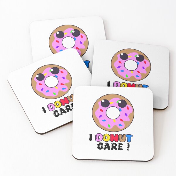 Item preview, I Donut Care – Funny Donut Doodle, Sweet Sketch, Playful Art designed and sold by koreatvtea.