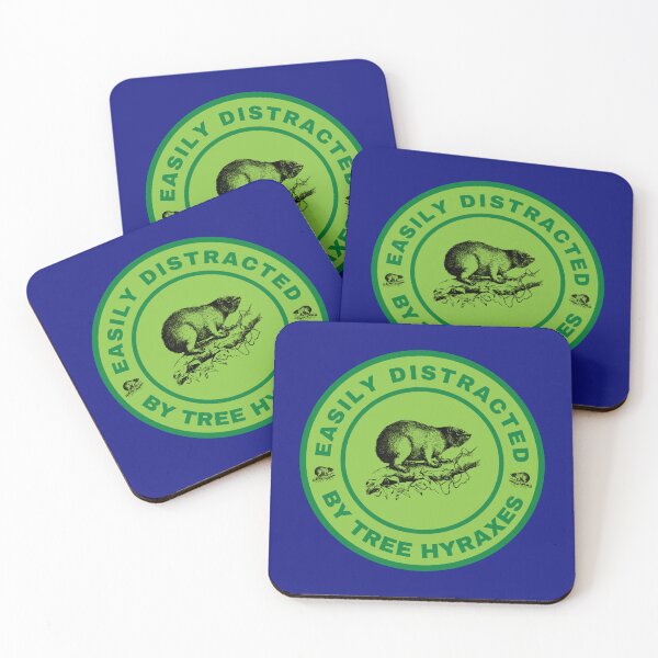 Item preview, Easily distracted by Tree Hyraxes designed and sold by fev-rocks.