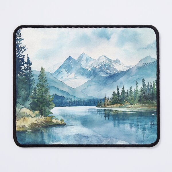 Item preview, Nature Landscape, Lake Wall Art designed and sold by NicolasGlowArt.