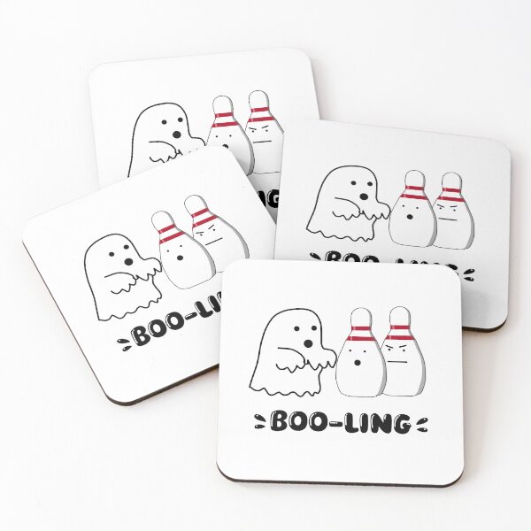 Item preview, Boo-ling – Ghost Bowling Doodle, Spooky Fun Sketch, Playful Halloween Art designed and sold by koreatvtea.