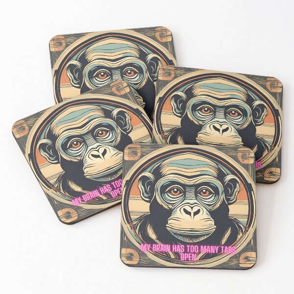 Item preview, monkey with a quote designed and sold by Galicccc.