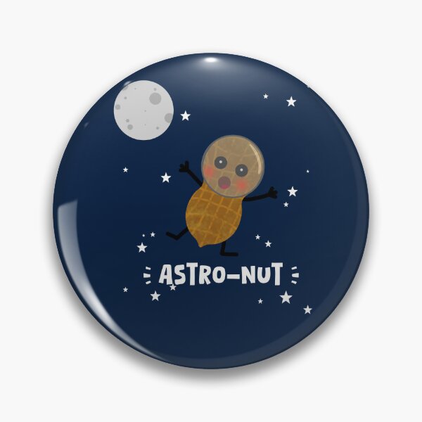 Item preview, Astro-nut – Space Nut Doodle, Cosmic Fun, Whimsical Galaxy Art designed and sold by koreatvtea.