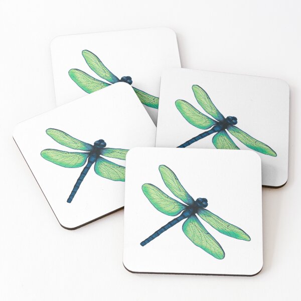 Item preview, Green Dragonfly illustration  designed and sold by Shui-art.