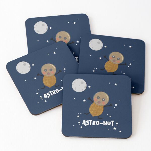 Item preview, Astro-nut – Space Nut Doodle, Cosmic Fun, Whimsical Galaxy Art designed and sold by koreatvtea.