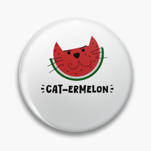Item preview, Catermelon – Cat & Melon Fusion, Playful Doodle, Whimsical Sketch Art designed and sold by koreatvtea.
