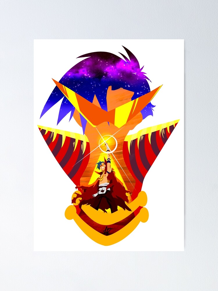 Tengen Toppa Gurren Lagann - Team Dai-Guren logo Poster for Sale by  RayquazaIsDank