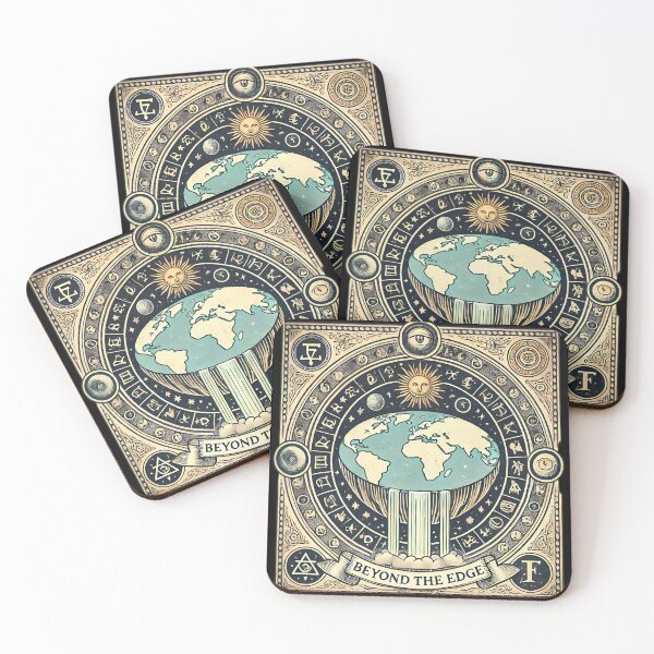 Item preview, Beyond the Edge: The Flat Earth Myth. designed and sold by Linework Studio.