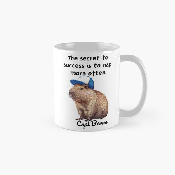 Item preview, Capybara nap more designed and sold by Mugsmining.