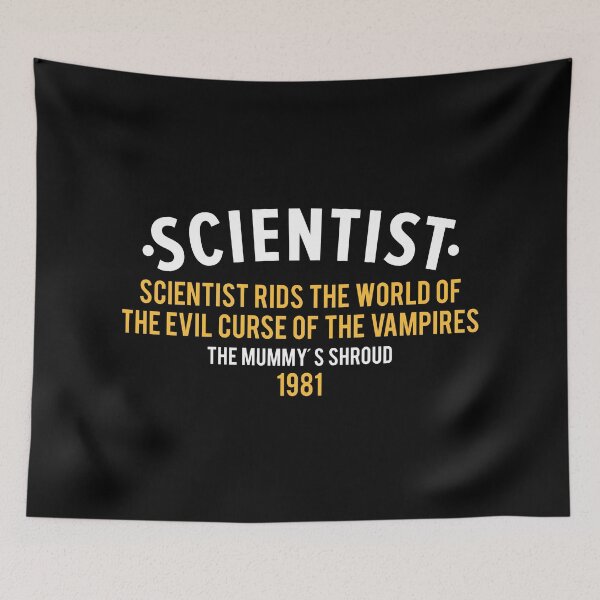 Item preview, Scientist - Rids the World of the Evil Curse of the Vampires designed and sold by Boogosh.