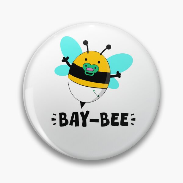 Item preview, Bay-bee – Baby Bee Doodle, Cute & Whimsical Sketch, Playful Insect Art designed and sold by koreatvtea.