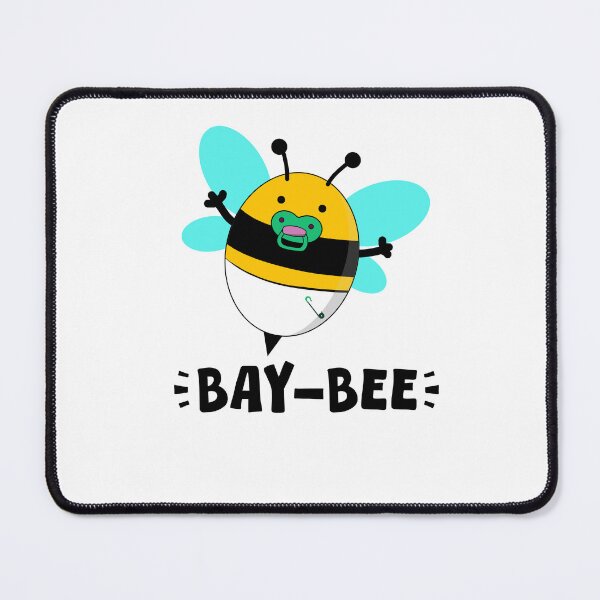 Item preview, Bay-bee – Baby Bee Doodle, Cute & Whimsical Sketch, Playful Insect Art designed and sold by koreatvtea.