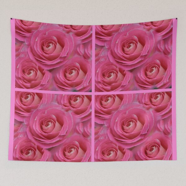 Item preview,  QUATRE  PINK ROSES ABSTRACT designed and sold by sharlesart.
