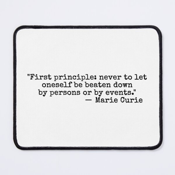 Item preview, Marie Curie - First Principle designed and sold by eddsi.