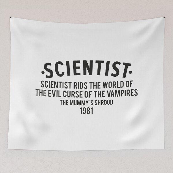 Item preview, Scientist - Rids the World of the Evil Curse of the Vampires designed and sold by Boogosh.