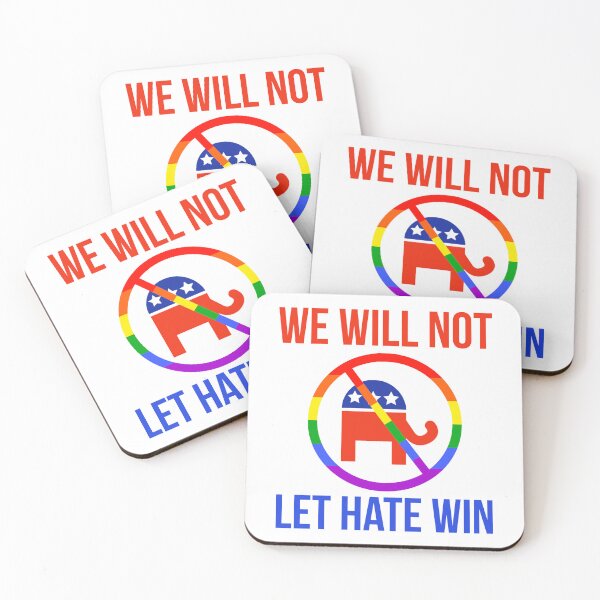 Item preview, We will not let hate win. designed and sold by Rachel the Artist .