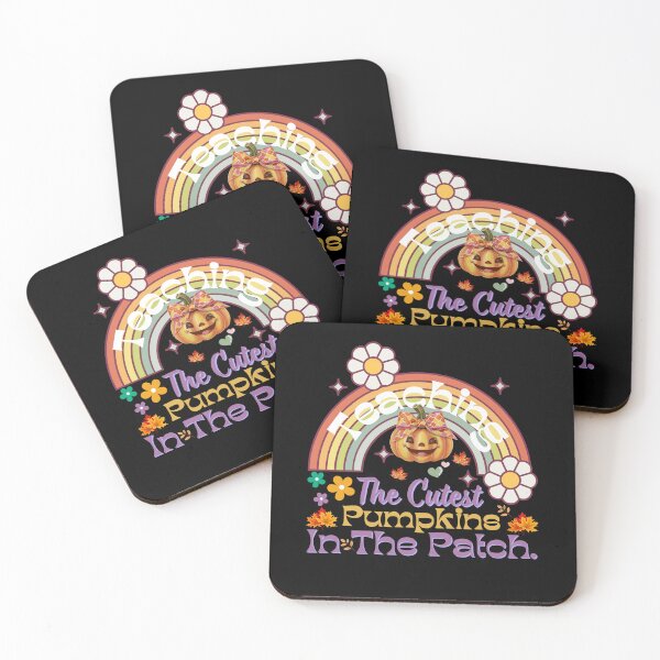 Item preview, Teaching the Cutest Pumpkins in the Patch, Coquette Pumpkin Bow Teachers Dark Design designed and sold by Raise2Shine.
