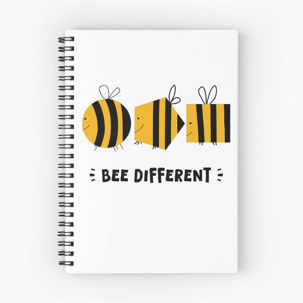 Item preview, Bee Different – Unique Bee Doodle, Shape Variations, Playful Art designed and sold by koreatvtea.
