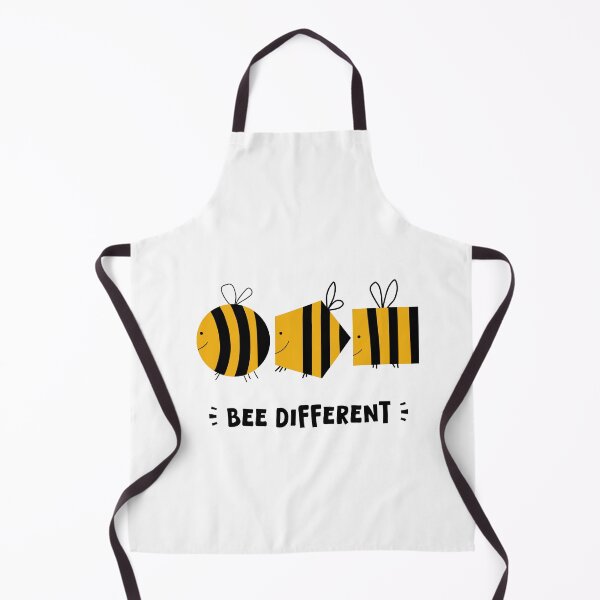 Item preview, Bee Different – Unique Bee Doodle, Shape Variations, Playful Art designed and sold by koreatvtea.