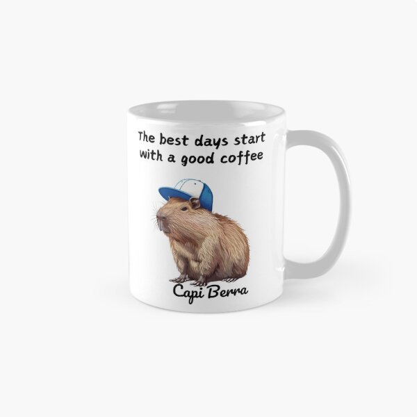 Item preview, Capybara Coffee designed and sold by Mugsmining.