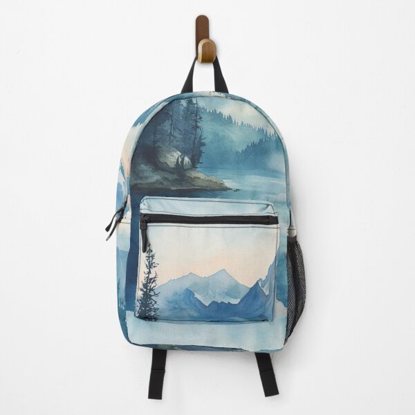 Item preview, Nature Lake And Mountains, Lake Wall Art designed and sold by NicolasGlowArt.