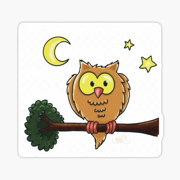Owl Be Fine! Sticker