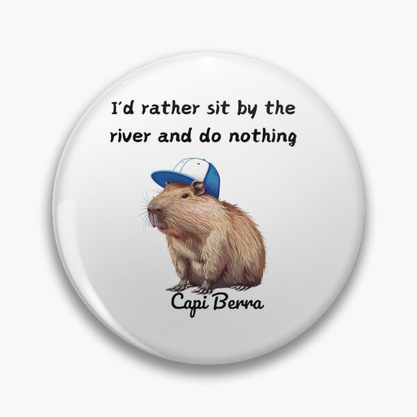 Item preview, Capybara River designed and sold by Mugsmining.