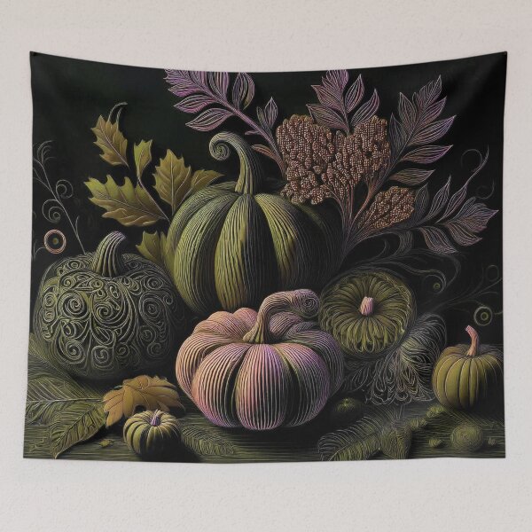 Item preview, Colorful pumpkins  - autumn composition.1 designed and sold by My-fake-places.