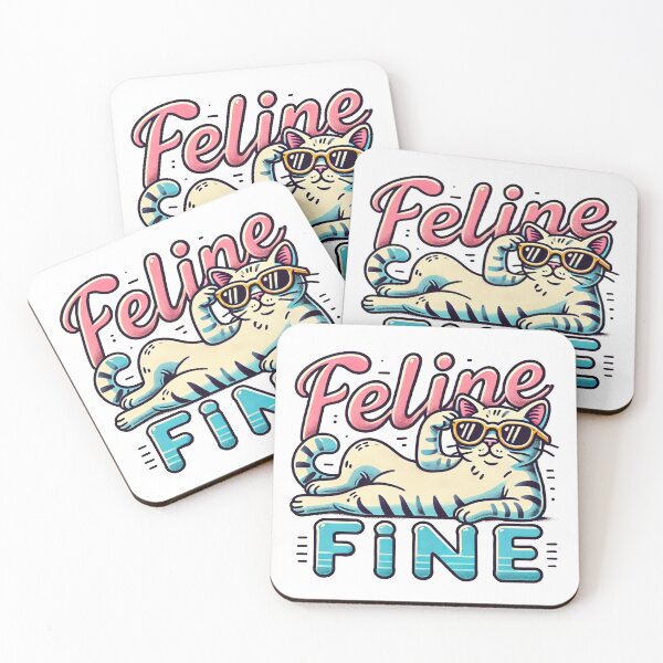 Item preview, Feline Fine Cool Cat Relaxing in Style designed and sold by DuxDesigns.