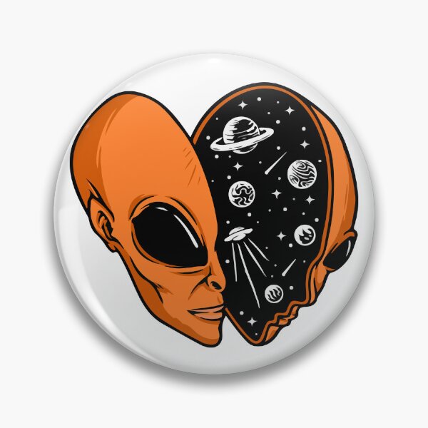 Item preview, Orange Alien Bumper Area 51 designed and sold by OussCosmos ⭐️⭐️⭐️⭐️⭐️.