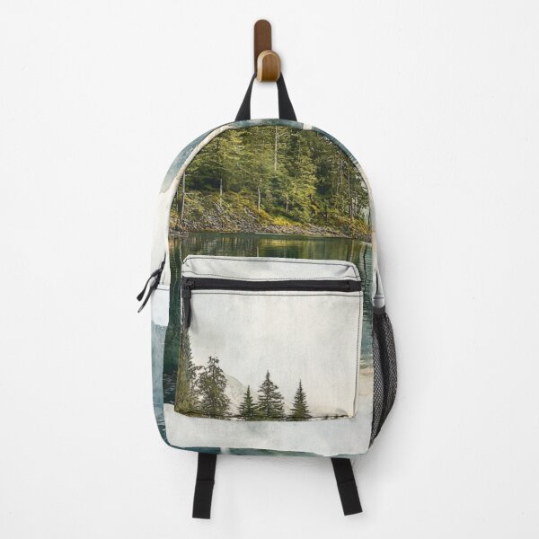 Item preview, Mountains And Lake Landscape, Mountains Wall Art designed and sold by NicolasGlowArt.